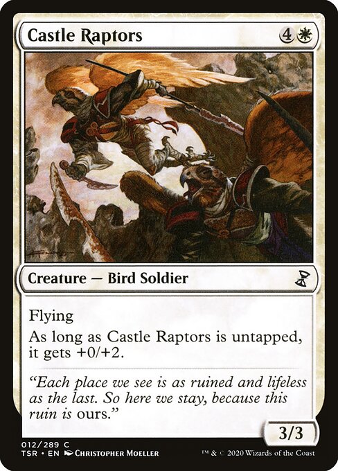 Castle Raptors — art by Christopher Moeller