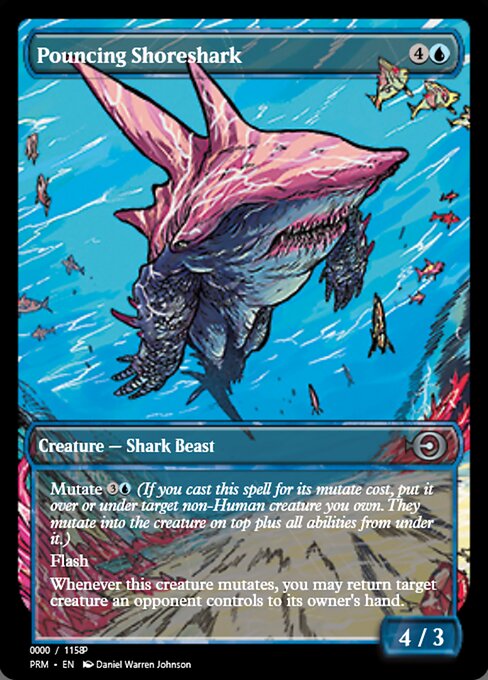 Pouncing Shoreshark — art by Daniel Warren Johnson