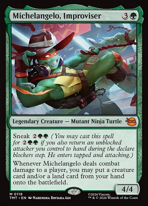 Michelangelo, Improviser — art by Narendra Bintara Adi