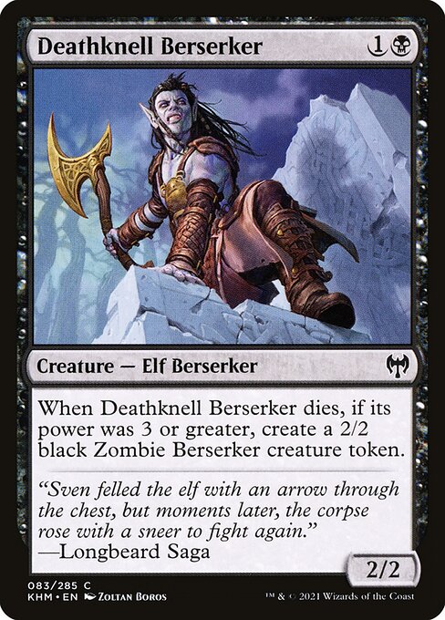 Deathknell Berserker — art by Zoltan Boros