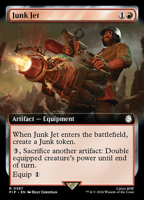 Junk Jet — art by Billy Christian