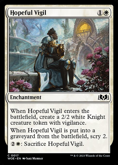 Hopeful Vigil — art by Jake Murray