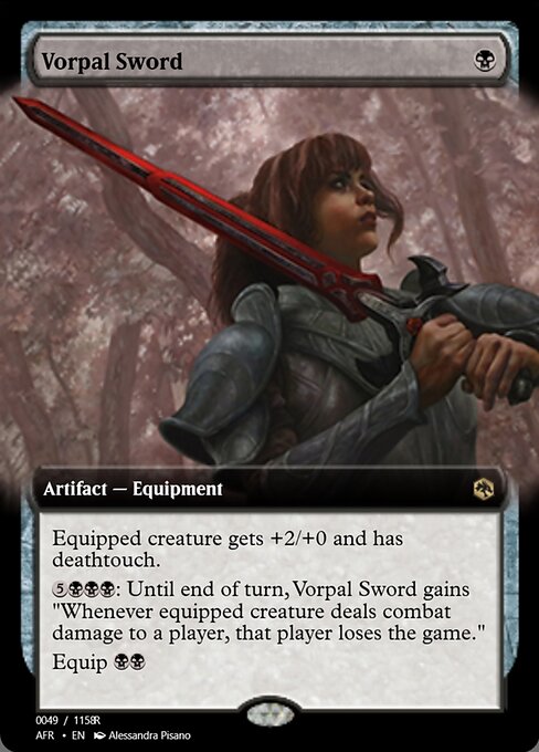 Vorpal Sword — art by Alessandra Pisano