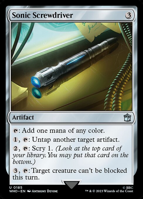 Sonic Screwdriver — art by Anthony Devine