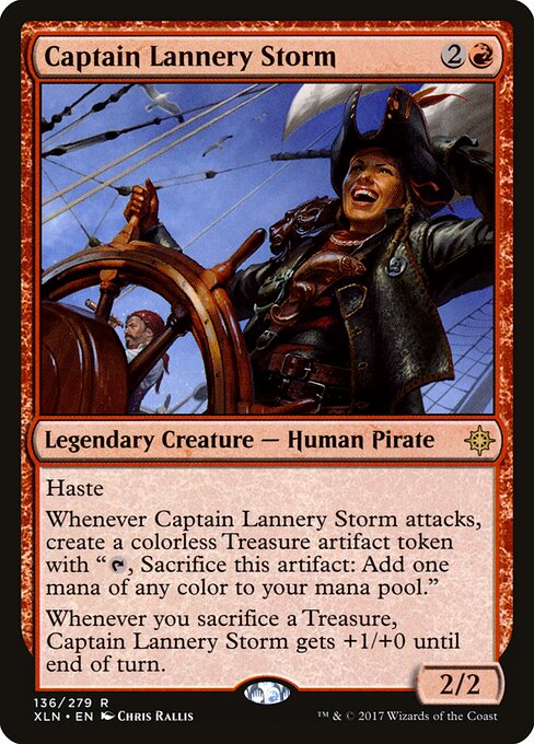 Captain Lannery Storm — art by Chris Rallis