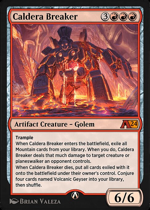 Caldera Breaker — art by Brian Valeza