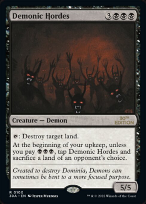 Demonic Hordes — art by Jesper Myrfors
