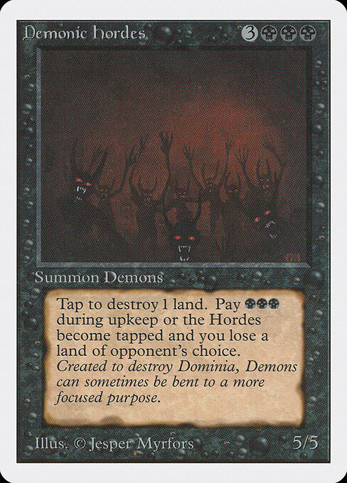 Demonic Hordes — art by Jesper Myrfors