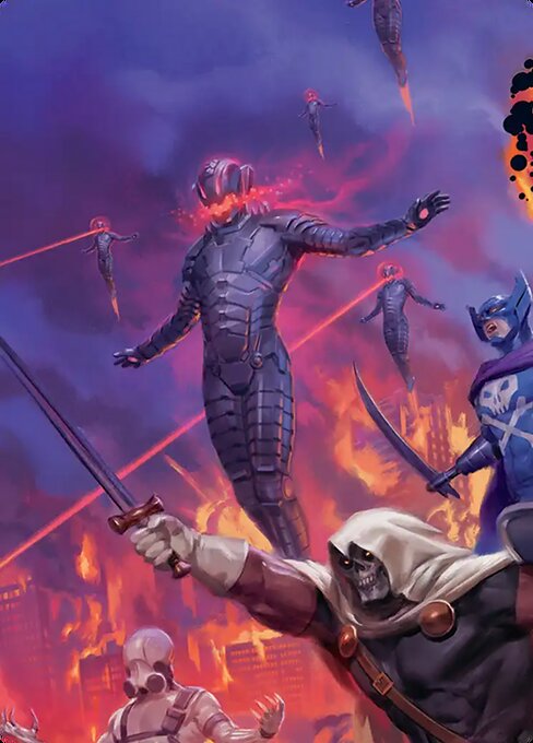 Ultron, Machine Overlord // Ultron, Machine Overlord — art by Kieran Yanner