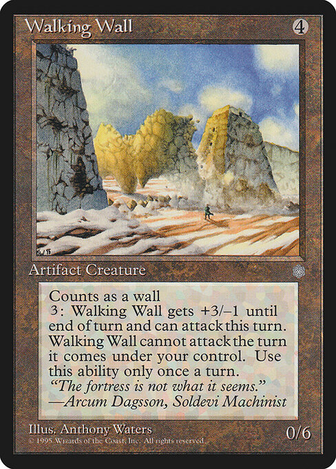 Walking Wall — art by Anthony S. Waters