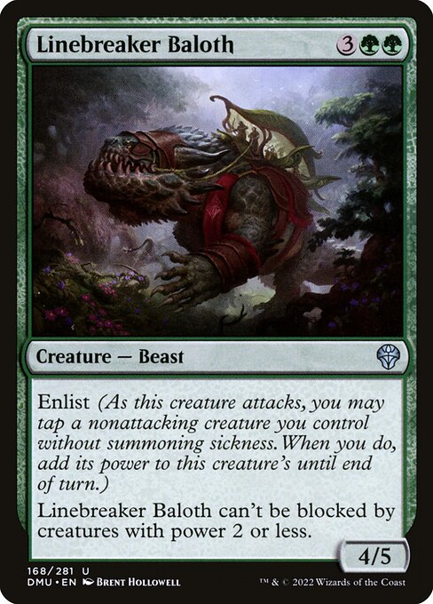 Linebreaker Baloth — art by Brent Hollowell