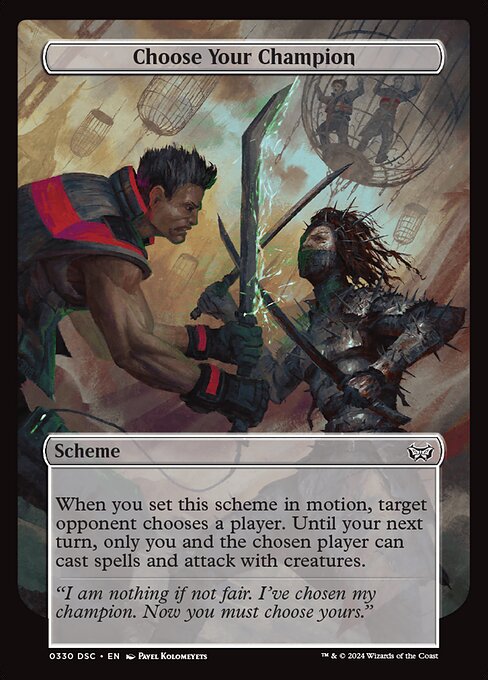 Choose Your Champion — art by Pavel Kolomeyets
