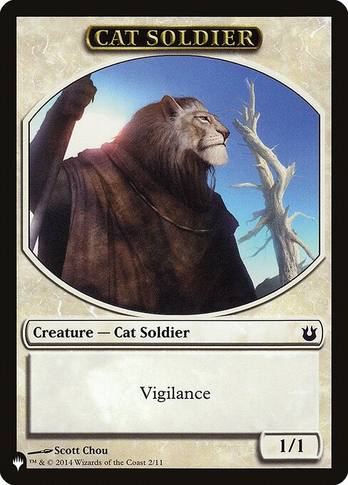 Cat Soldier — art by Scott Chou