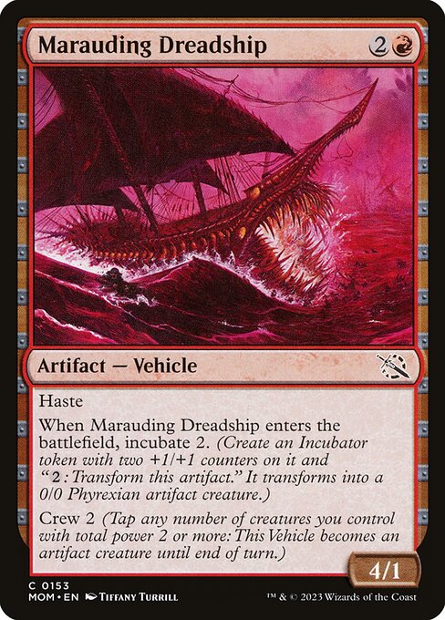 Marauding Dreadship — art by Tiffany Turrill
