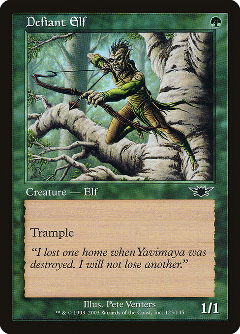 Defiant Elf — art by Pete Venters