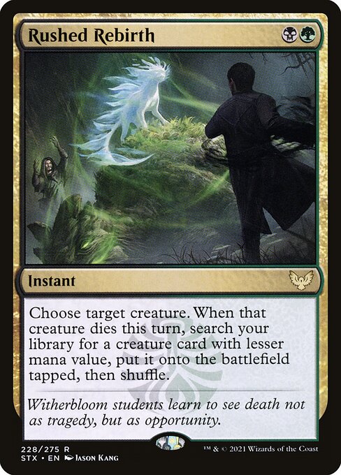 Rushed Rebirth — art by Jason Kang
