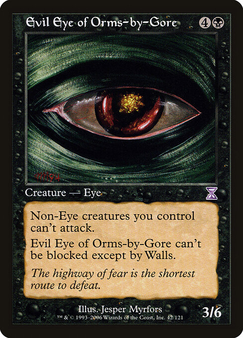 Evil Eye of Orms-by-Gore — art by Jesper Myrfors