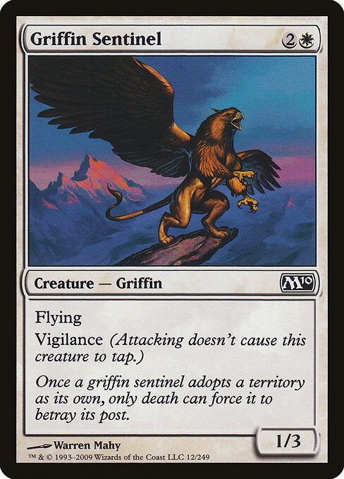 Griffin Sentinel — art by Warren Mahy