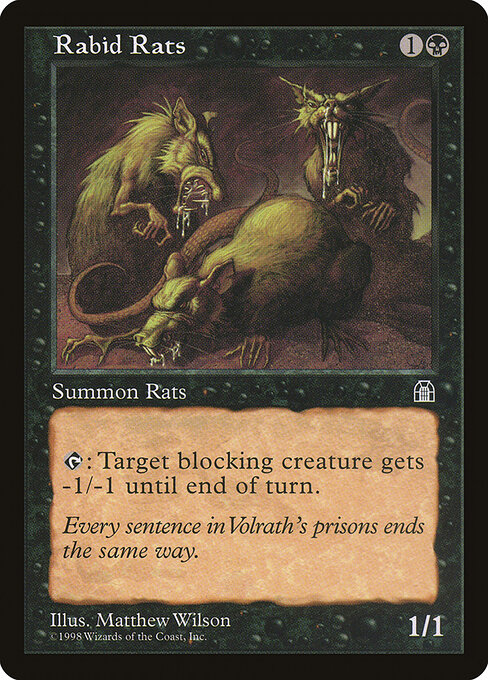 Rabid Rats — art by Matthew D. Wilson