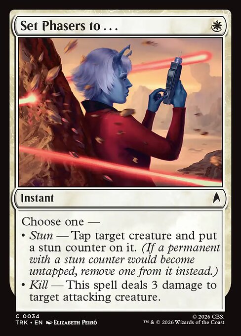 Set Phasers to . . . — art by Elizabeth Peiró