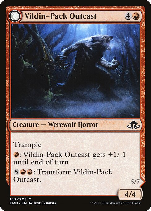 Vildin-Pack Outcast // Dronepack Kindred — art by Jose Cabrera