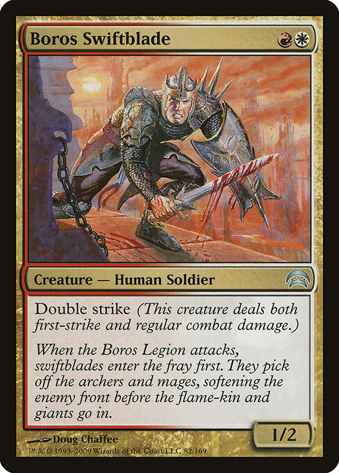 Boros Swiftblade — art by Doug Chaffee