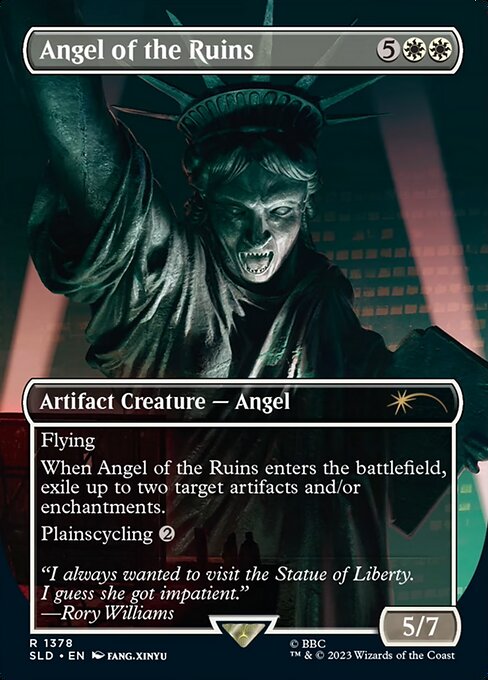 Angel of the Ruins — art by Fang Xinyu