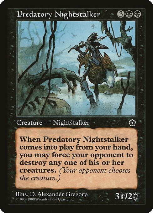 Predatory Nightstalker — art by D. Alexander Gregory