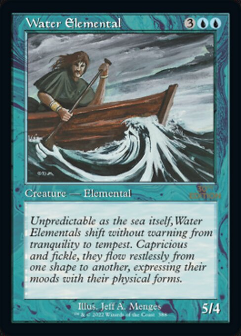 Water Elemental — art by Jeff A. Menges