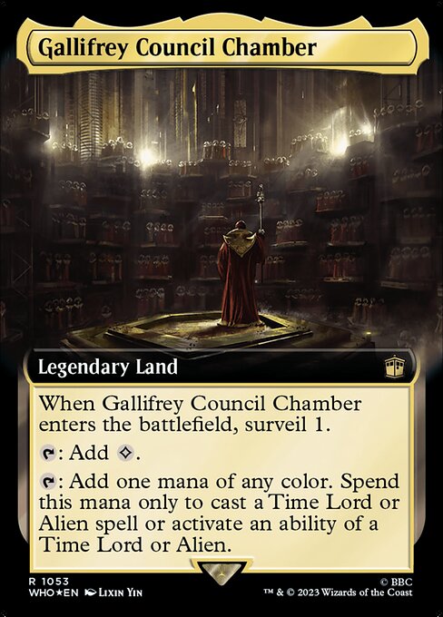 Gallifrey Council Chamber — art by Lixin Yin