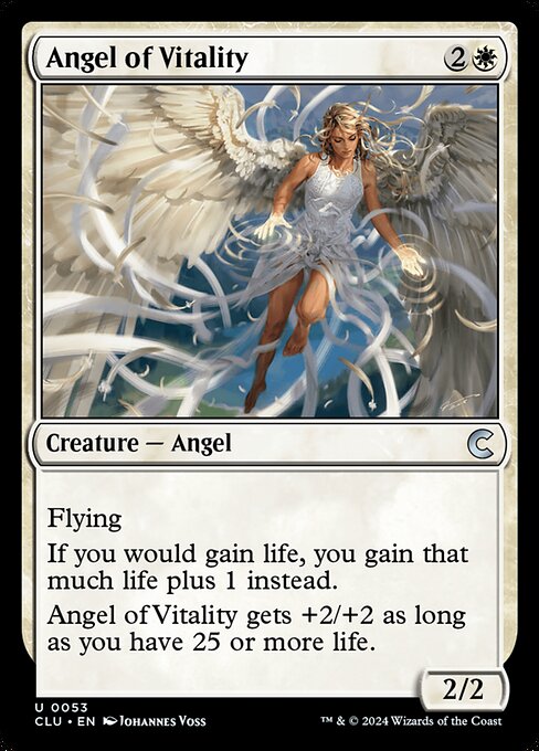 Angel of Vitality — art by Johannes Voss
