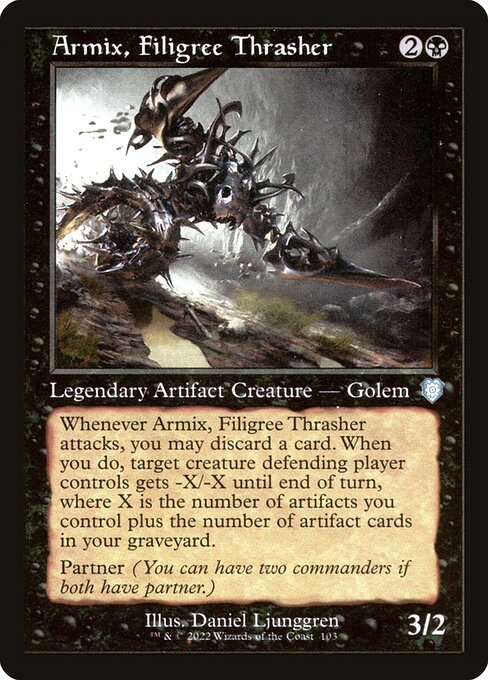 Armix, Filigree Thrasher — art by Daniel Ljunggren
