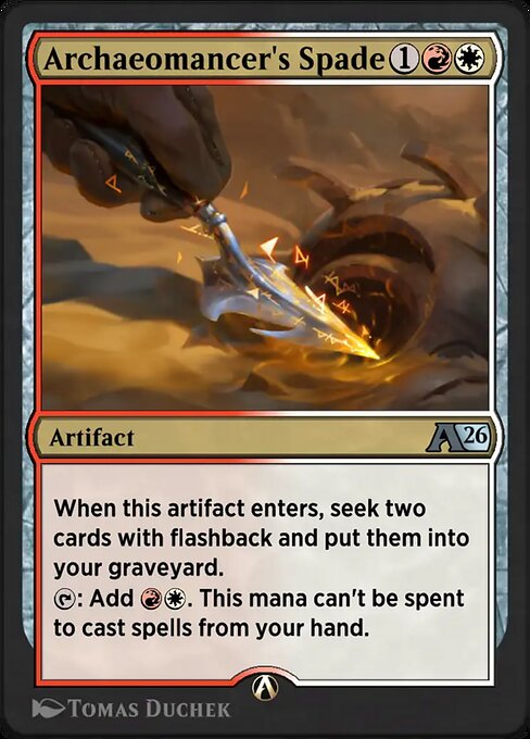 Archaeomancer's Spade — art by Tomas Duchek
