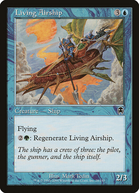 Living Airship — art by Mark Tedin