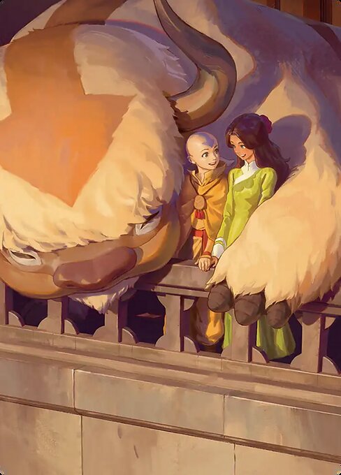 Aang and Katara // Aang and Katara — art by Brian Yuen