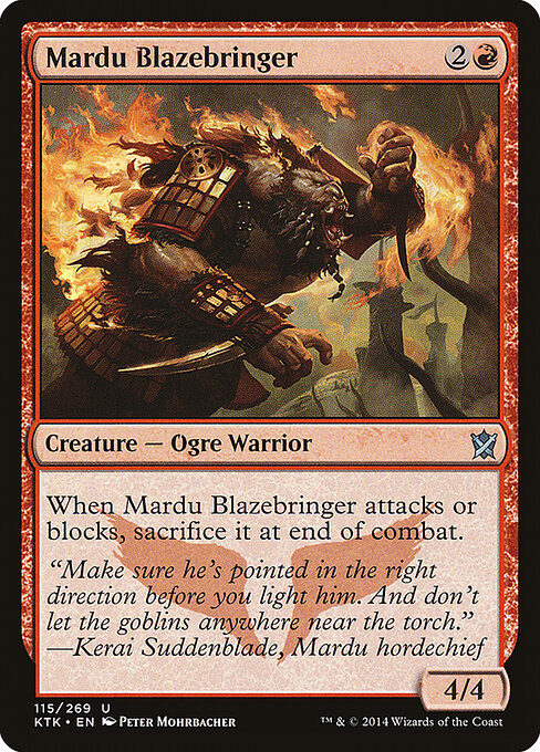 Mardu Blazebringer — art by Peter Mohrbacher
