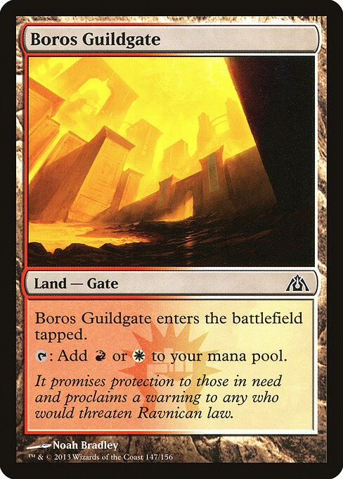 Boros Guildgate — art by Noah Bradley