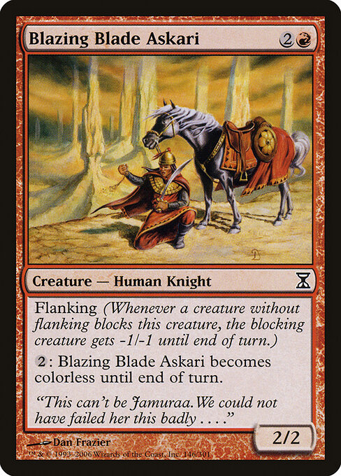 Blazing Blade Askari — art by Dan Frazier