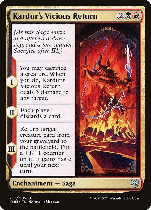 Kardur's Vicious Return — art by Joseph Meehan