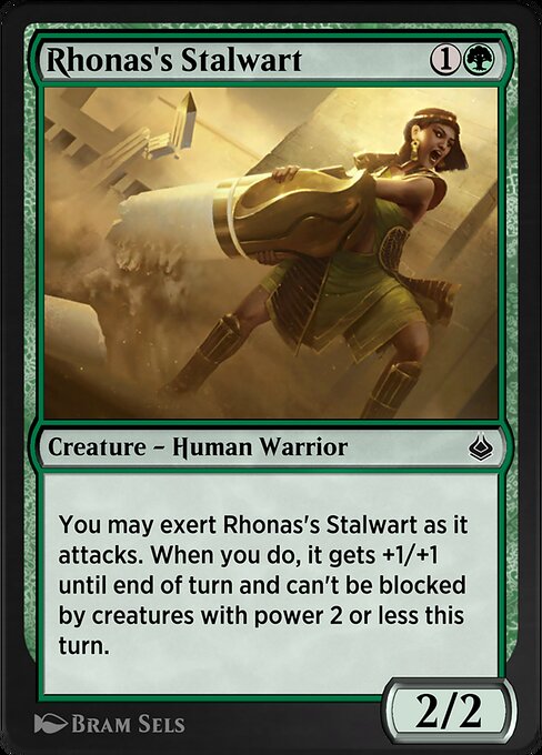 Rhonas's Stalwart — art by Bram Sels