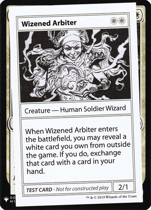 Wizened Arbiter — art by Kelly Hamilton