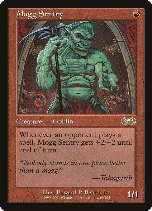 Mogg Sentry — art by Edward P. Beard, Jr.