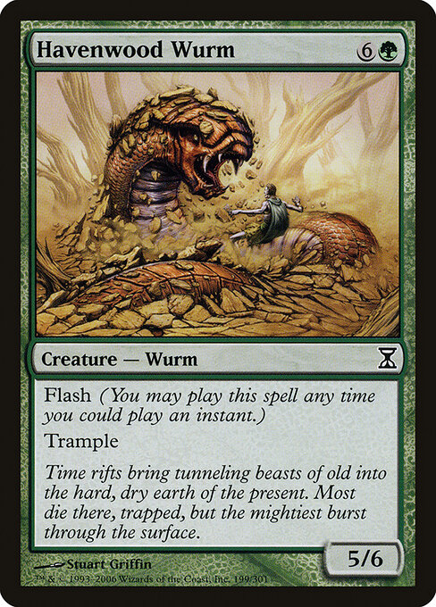 Havenwood Wurm — art by Stuart Griffin