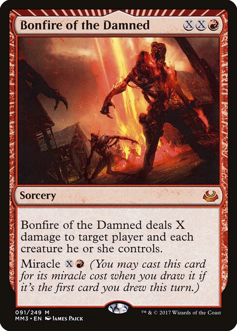 Bonfire of the Damned — art by James Paick