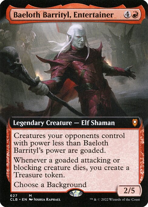 Baeloth Barrityl, Entertainer — art by Joshua Raphael