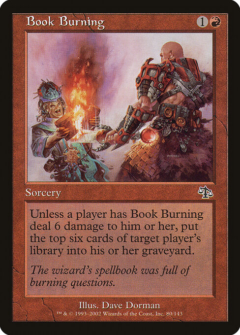 Book Burning — art by Dave Dorman