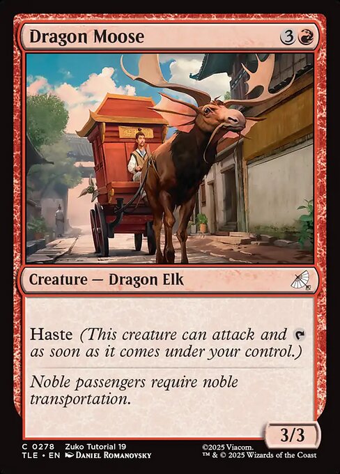 Dragon Moose — art by Daniel Romanovsky