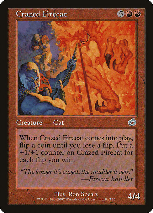 Crazed Firecat — art by Ron Spears