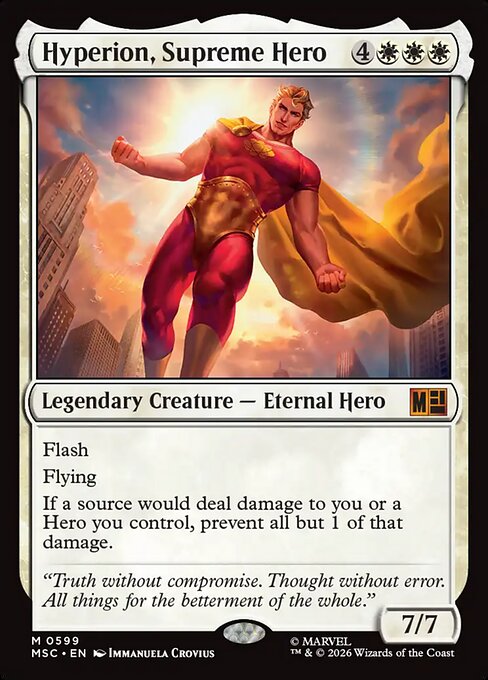 Hyperion, Supreme Hero — art by Immanuela Crovius