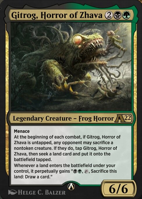 Gitrog, Horror of Zhava — art by Helge C. Balzer
